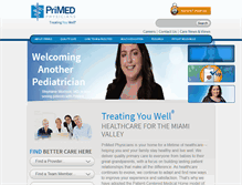 Tablet Screenshot of primedphysicians.com